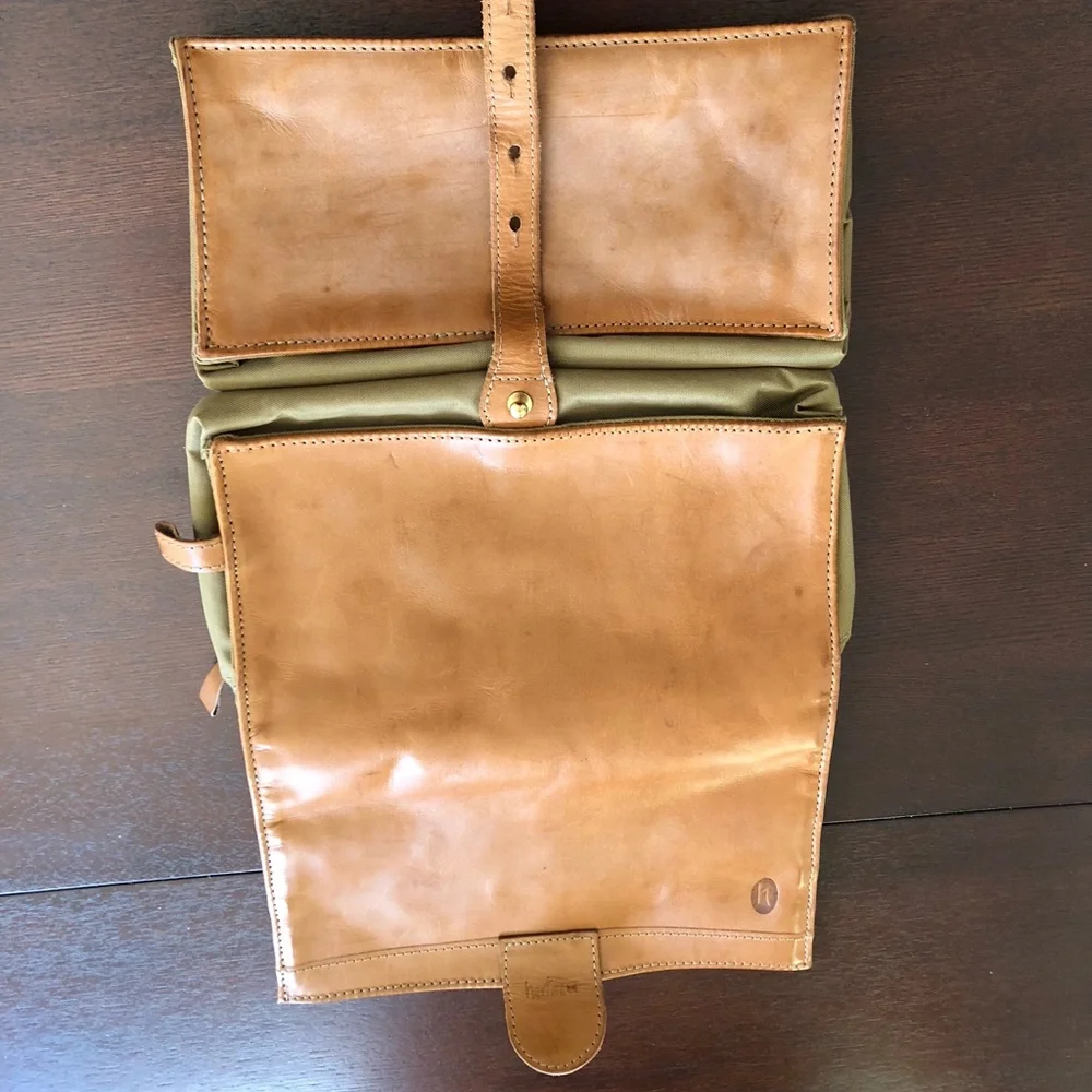 Vintage Hartmann Hanging Toiletry Bag - Consists of Leather & Nylon - Picture 9 of 13